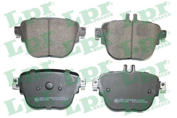 Колодки тормозные MERCEDES W213 16- задние 05P2168 05P2168 LPR