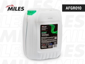 Антифриз готов к применению G11 (зеленый, SUPER LONG LIFE COOLANT -40C) 10кг AFG AFGR010 MILES