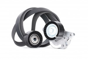 Комплект приводного ремня NISSAN Qashqai (07-13),X-Trail (07-) (2.0 DCI) комплек K017PK1705 GATES