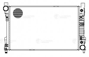 Радиатор охл. для а/м Mercedes-Benz C (W203) (00-) M/A LRc15103 LRC15103 LUZAR