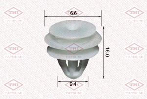 Клипса автомобильная [упаковка 10 штук] MITSUBISHI TJB1136 TJB1136 TATSUMI