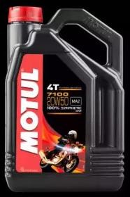Масло моторное MOTUL 7100 4T 20W50 синт.4л 104104 MOTUL