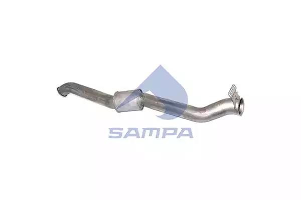 Труба глушителя Scania 4 серия 041225 SAMPA