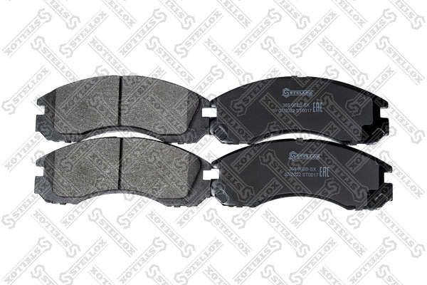 колодки дисковые п.\ Mitsubishi Outlander, Citroen C-Crosser, Peuge 365022BSX 365-022B-SX STELLOX