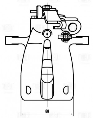 Суппорт торм. для а/м Лада Vesta NG (23-)/Niva Sport (25-) зад. прав. d=34мм (CF CF 800188 TRIALLI