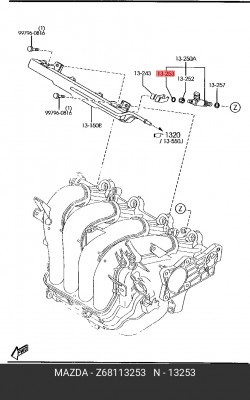 ШАЙБА Z68113253 MAZDA