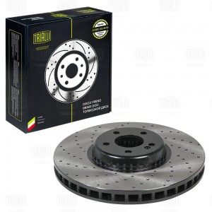 Диск торм. Mercedes E (W213) (16-)/GLC (X253) (15-) перед. d=360 (перф) (DF 1904 DF190433 TRIALLI