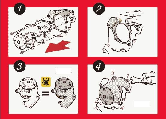 помпа!\ Ford Contour/Escort/Focus 2.0 98-03 GWF-100A GMB