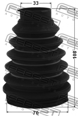 Пыльник ШРУСа внутренний 0115P-JZX110 0115P-JZX110 FEBEST