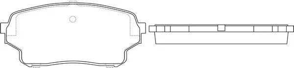 Колодки тормозные дисковые Suzuki Grand Vitara1.6i/2.0i/1.9D 05 BP29806 BP29806 SB NAGAMOCHI