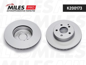 Диск тормозной (серия PRO с антикоррозионным покрытием) MERCEDES W204/W212 09- п K200173 MILES