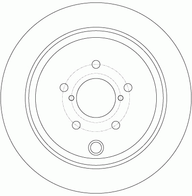 Диск тормозной задний SUBARU FORESTER (SH), LEGACY V, OUTBACK (BM, BR) DF6306 DF6306 TRW