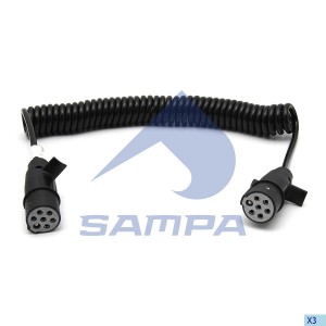 Кабель электрический 6+1 полюсов 096.1828 SAMPA