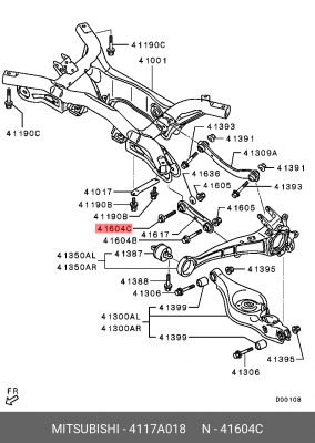 MITSUBISHI LANCER (CX,CY) (2007>) 4117A018 MITSUBISHI