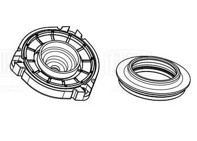 Опора амортизатора Skoda Fabia (99-)/(07-) (перед.) (с подшип.) (SA 1851) SA 1851 TRIALLI