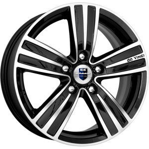 КиК Да Винчи-Оригинал 16.0 / 6.5J PCD 5x114.30 ET 40.00 ЦО 66.10 Литой / Черный  R14296 K K WHEELS