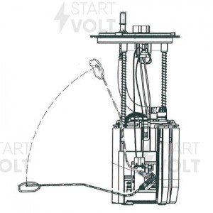 Модуль топливного насоса для а/м Hyundai/KIA Tucson II 15-/Sportage IV 15- 2.0i  SFM 0808 START VOLT