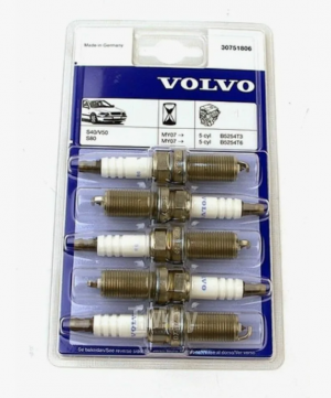 Свеча зажигания VOLVO C30,70,S40,S80 комплект (5шт.) OE 30751806 VOLVO