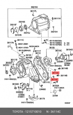 TOYOTA LAND CRUISER 100 98> 18х24х2 12157-10010 TOYOTA
