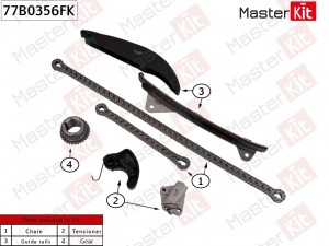 Комплект цепи ГРМ HYUNDAI/KIA GANA 2021- 77B0356FK 77B0356FK MASTER KIT