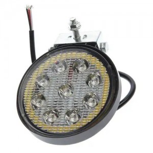 Фара рабочего света круглая 113х132х30мм 27Вт 1170лм напр. свет (Spot) 12-24V LE 37030013 MEGA POWER