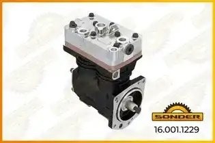 Компрессор воздушный 2 цил. SCANIA 1514063, 1470303, 1380455, 571286. KNORR LP49 160011229 SONDER
