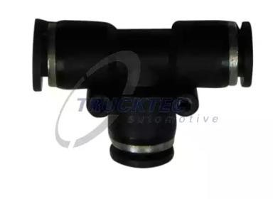 соединитель T-обр. для трубок D8-D8-D8 !(пл) не для торм.системы \ 83.44.008 TRUCKTEC