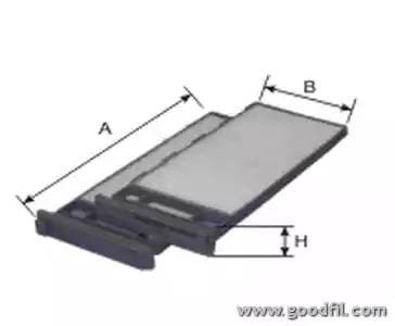 Фильтр салона AG5782KCF AG 578 2K CF GOODWILL