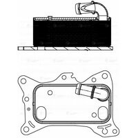 радиатор масляный!\ MB X204/X253 2.1TD LOC1510 LUZAR