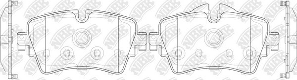 Колодки тормозные дисковые PN0573 PN0573 NIBK