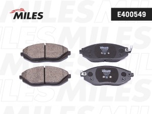 Колодки тормозные передние (Смесь Low-Metallic) CHEVROLET SPARK 10- (TRW GDB4606 E400549 MILES