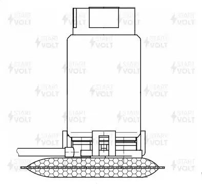 Мотор бензонасоса для а/м Lexus RX (03-) 3.5i (SFP 1921) SFP1921 START VOLT