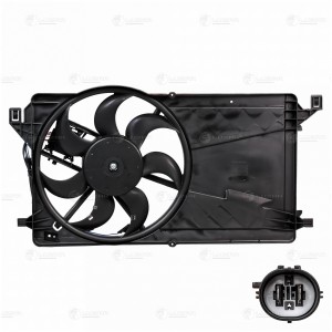 Э/вентилятор охл. для а/м Mazda 3 (BK) (03-) 2.0i (с кожухом) (LFK 2520) LFK 2520 LUZAR