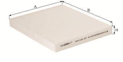 Фильтр салона AG443CF AG 443 CF GOODWILL