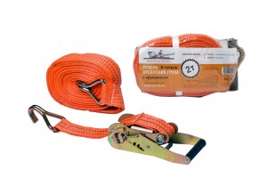 Стяжка крепления груза 2т 8м-50мм (полиэстер) с храповиком AIRLINE AS-T-06 AIRLINE