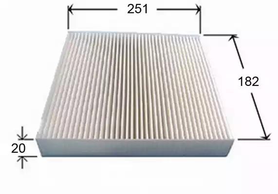 Фильтр салонный  RENAULT KOLEOS 2,5 2008 -  AC0156 Фильтр салонный  RENAULT KOLE AC0156 JS ASAKASHI