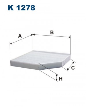 Фильтр воздушный салона AUDI A4,A5,Q5 (08-) PORSCHE Macan (14-) FILTRON K1278 FILTRON