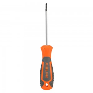 Отвертка крестовая PH00x75мм с эргономичной рукояткой магнитная, пласт.подвес (A ATAV002 AIRLINE