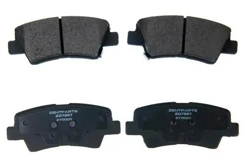 Колодки дисковые задние Hyundai Elantra/Solaris/Accent, Kia Soul all 09 Z07227 ZENTPARTS