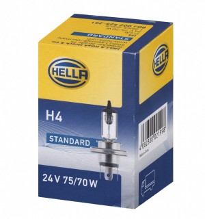 Лампа фарная H4 24V 75/70W (Hella 8GJ002525251) 8GJ002525-251 HELLA