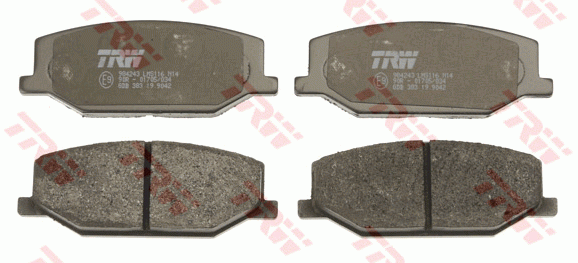 Колодки тормозные SUZUKI Jimny (98-) (4шт.) TRW GDB383 TRW