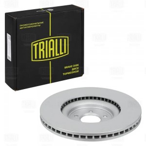 Диск торм. Jaguar XF (07-)/XJ (09-) перед. d=355 (окраш.) (DF 190515) DF 190515 TRIALLI