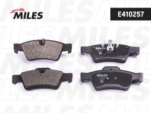 Колодки тормозные задние (без датчика) (Смесь Low-Metallic) MERCEDES-BENZ W164 M E410257 MILES