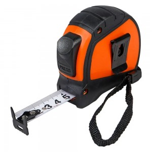 Рулетка в прорезиненном корпусе с фиксатором 5м х 19мм (ATBQ016) ATBQ016 AIRLINE