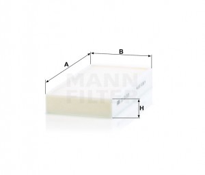 Фильтр салонный CU23015-2 CU230152 MANN FILTER