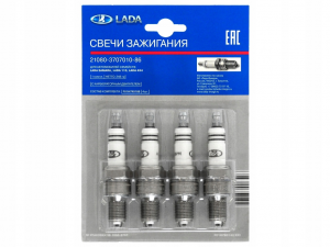 Свеча зажигания ВАЗ-2108 А17ДВРМ комплект АвтоВАЗ 21080370701086 LADA VAZ