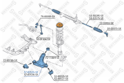 рычаг нижний левый!\ Opel Meriva 03> 57-03535-SX STELLOX