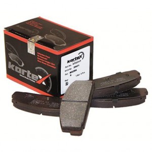 Колодки тормозные MAZDA 6 (02-) задние (4шт.) KORTEX KT3311T KORTEX