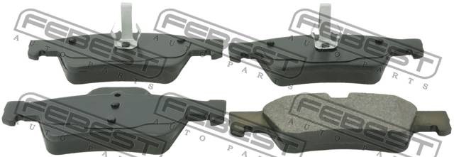 Колодки задние MERCEDES W211/212 1601-211R 1601-211R FEBEST