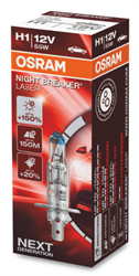 Лампа 12V H1 55W P14.5s +100% 3500K Night Breaker Laser OSRAM 64150NL OSRAM